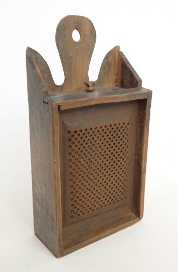 19th c. Hanging Grater: 19th c. hanging grater. 12" Ht.