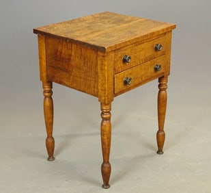 19th c. Birdseye Maple Stand