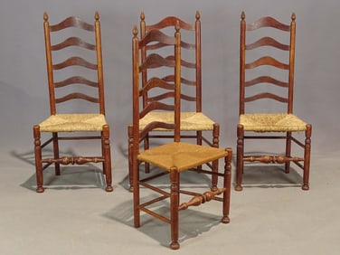 Set ot (4) 19th c. Chairs