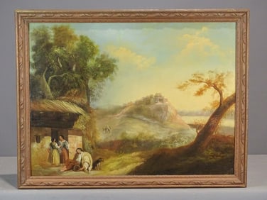 19th c. Painting: Allegorical Subject