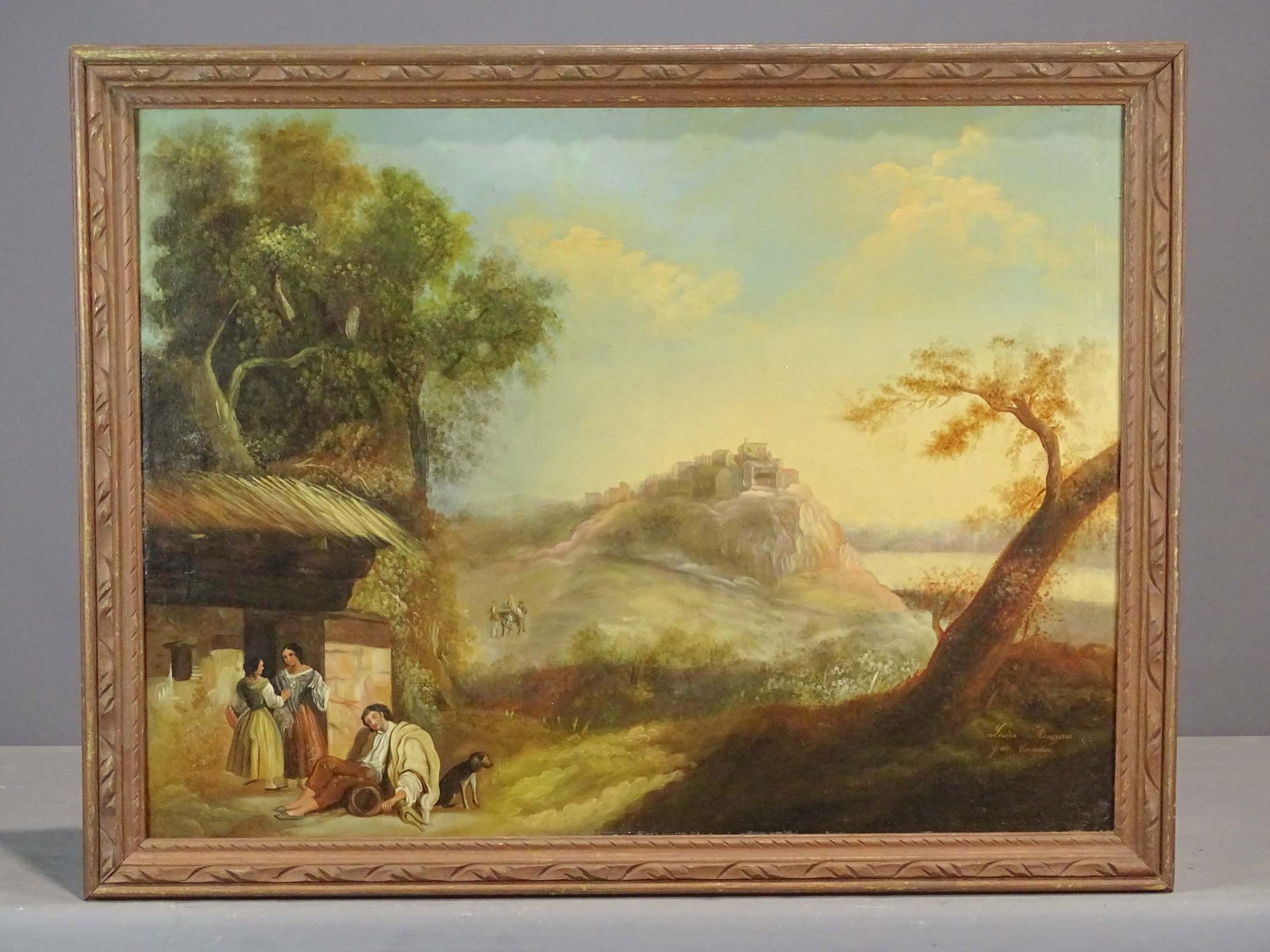 19th c. Painting: Allegorical Subject (1 of 7)