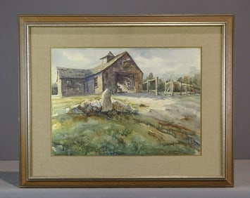 Painting Signed Corinne Wilkins Staid