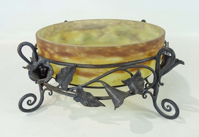 Art Deco Glass Bowl