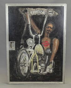 Vintage Painted Door