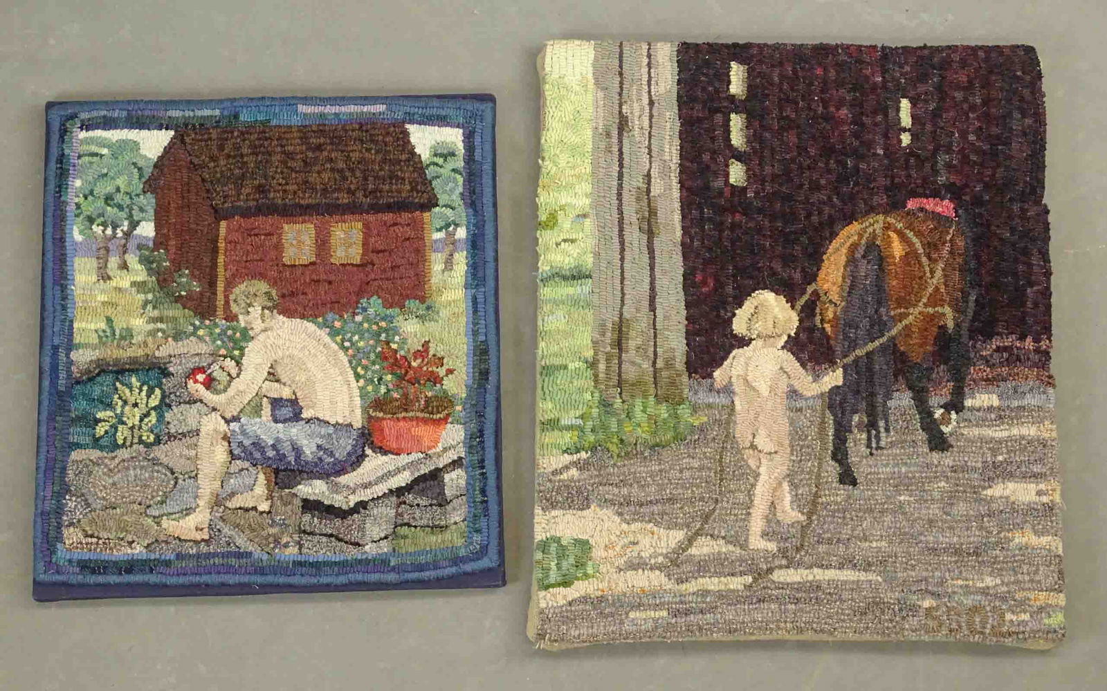 Hooked Rug Lot (1 of 7)