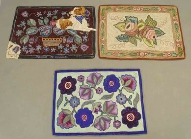 Hooked Rug Lot
