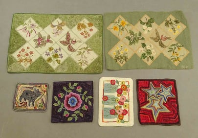 Hooked Rug Lot