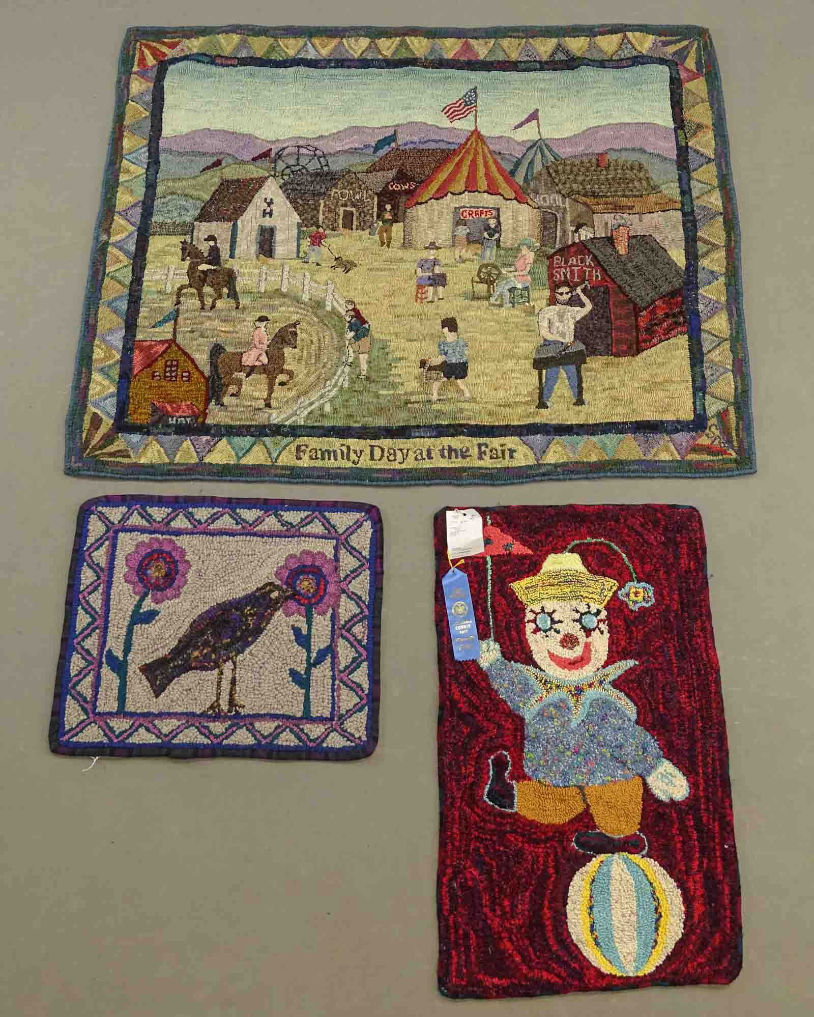 Hooked Rug Lot (1 of 12)