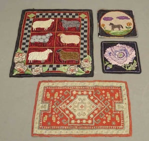 Hooked Rug Lot