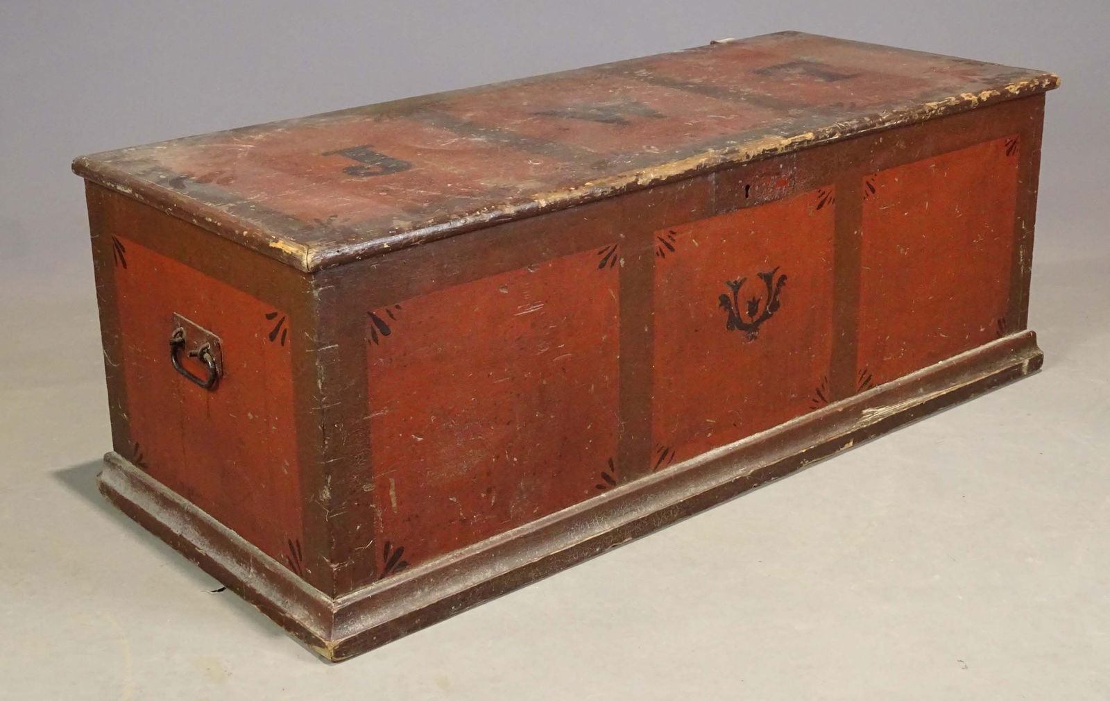 19th c. Paint Decorated Blanket Box (1 of 9)