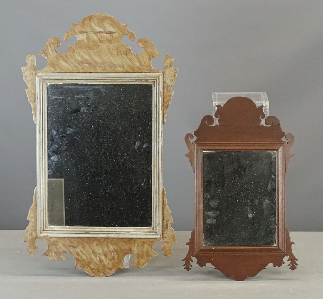 Two Chippendale Style Mirrors (1 of 7)
