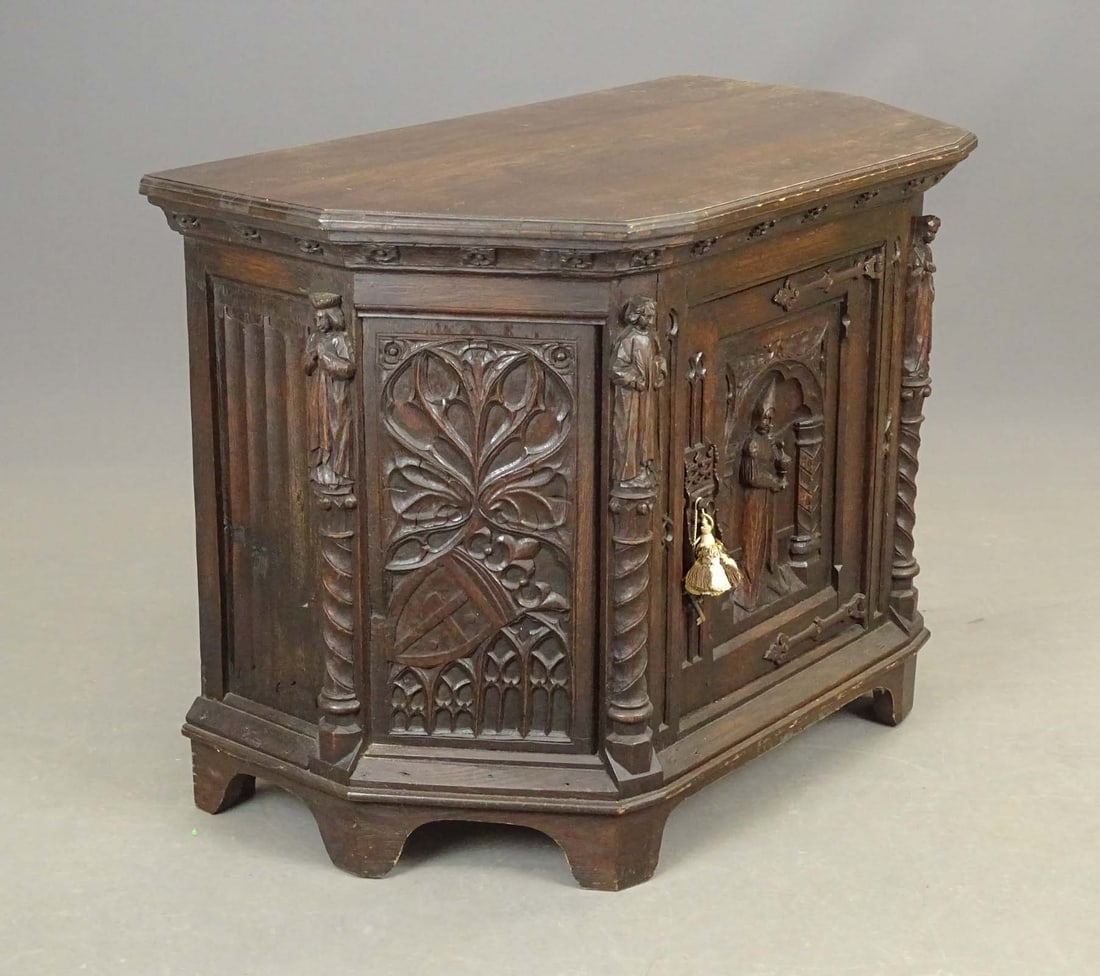 Continental Carved Cupboard (1 of 11)