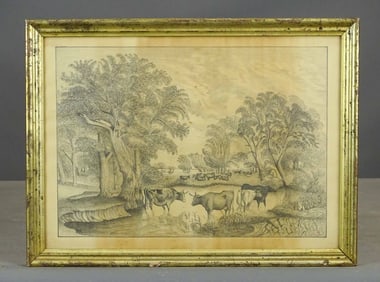 19th c. Graphite Drawing