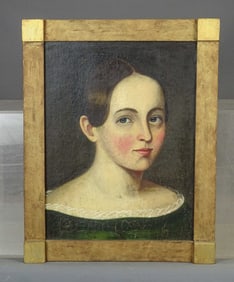 Painting: 19th c. Portrait of a Woman