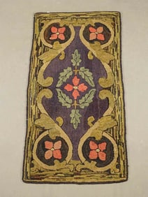 Floral Hooked Rug