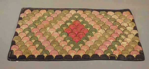 Floral Hooked Rug