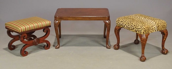 Lot (3) Stools
