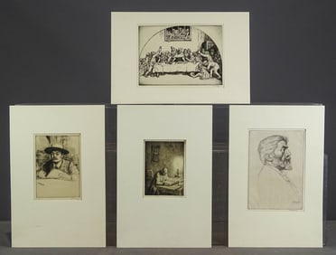 William Strang (19th c.) Etchings