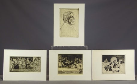 William Strang (19th c.) Etchings