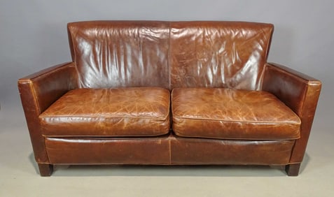 Leather Settee