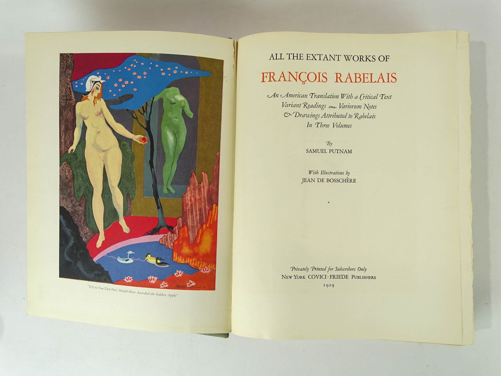 Book Lot: (3) Volumes All The Extant Works of Fran (1 of 19)