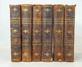 Book Lot: Johnson's Universal Encyclopedia
