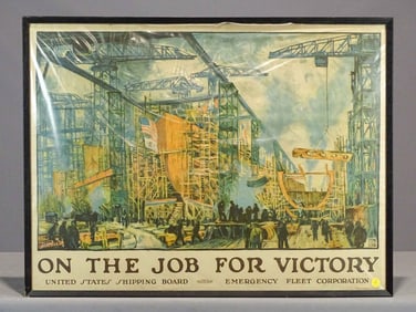 Poster "ON THE JOB FOR VICTORY"