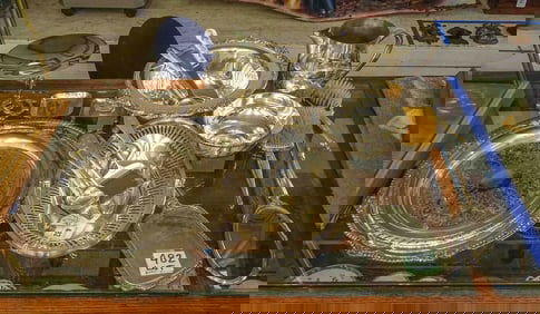 Silver & Glass Misc. Lot
