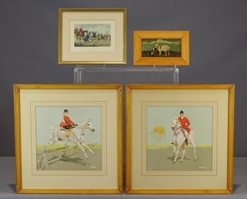 Pair Equestrian Prints
