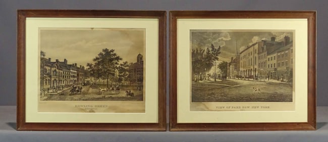 Lot (2) NYC Lithographs