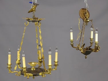 Two Chandeliers