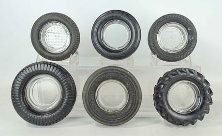 Rubber Tire Advertising Ashtrays