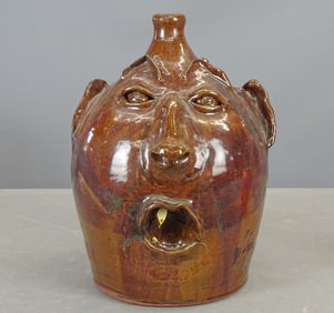 Browns Pottery Face Jug