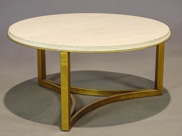 Vintage Marble Top Coffee Table