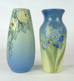 Two Weller Hudson Vases