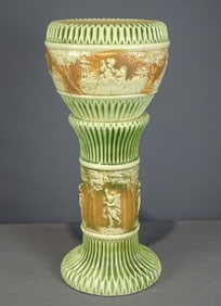 Roseville Jardiniere and Pedestal