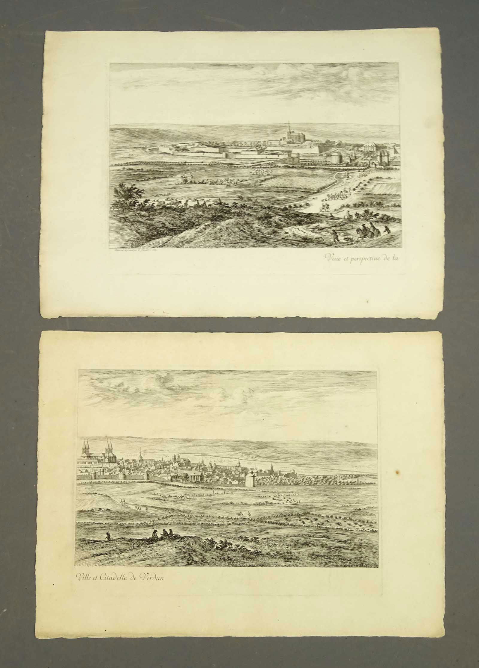Antique Engraved French View of Verdun (1 of 7)