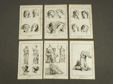 Diderot Antique Prints of Academic Drawing (6)