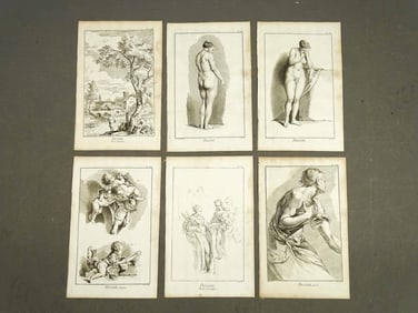 Diderot Antique Prints of Academic Drawing (6)