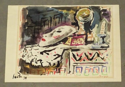 Arturo Souto Still Life Watercolor