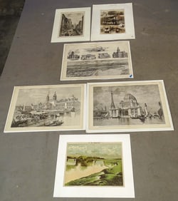 Group of Antique American Views