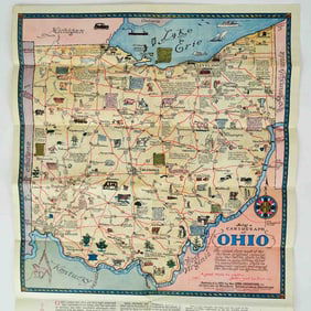 Pictorial Map of Ohio