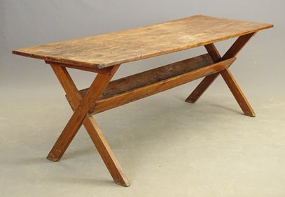 Sawbuck Table