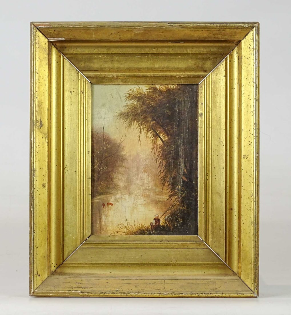 19th c. Luminist Landscape Painting (1 of 5)