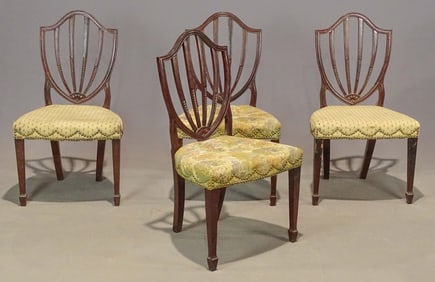 4 Hepplewhite Side Chairs