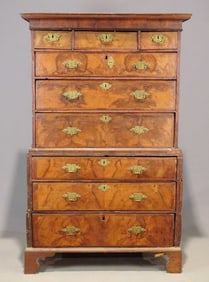 18th c. English Chest on Chest