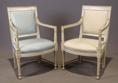 Pair French Chairs