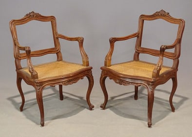 Pair French Armchairs