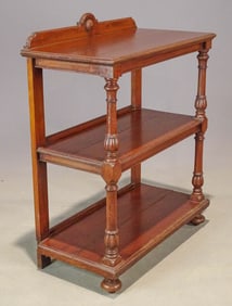 19th c. Oak Etagere