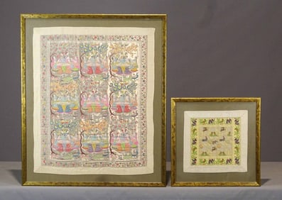 Framed Indian Textiles